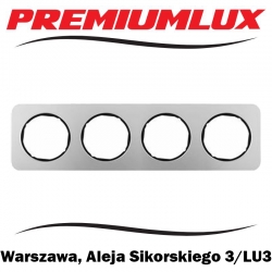 Berker R.1 ramka poczwórna stal szlachetna do czarnych Warszawa Aleja Sikorskiego 3 LU3 Bartycka